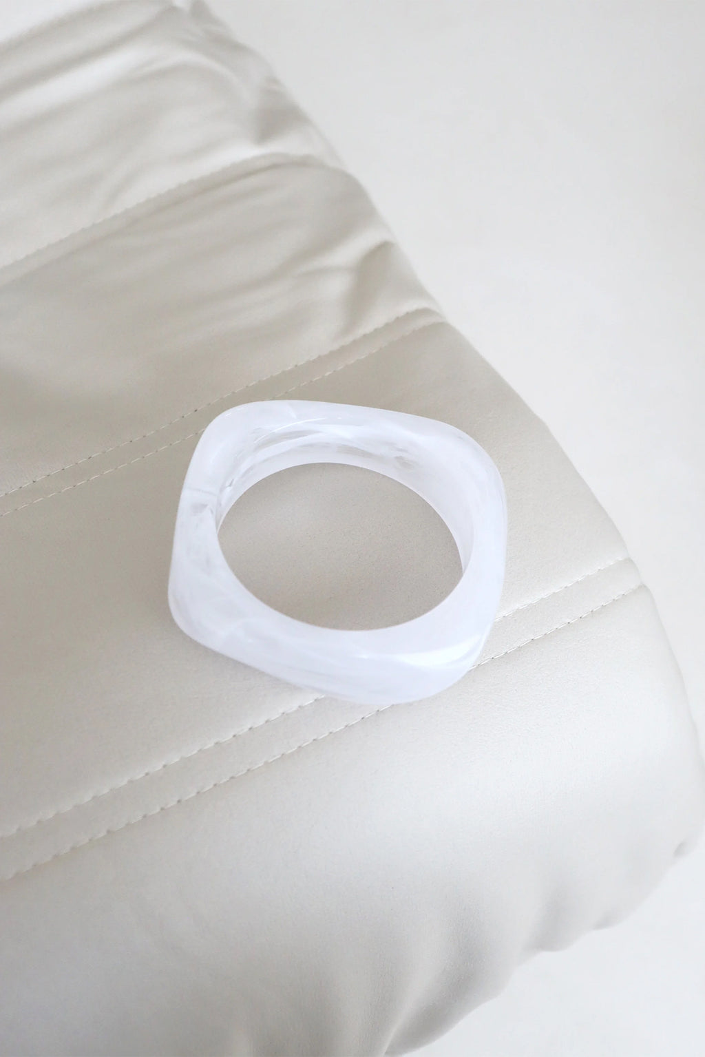 Argo Resin Bangle (White)