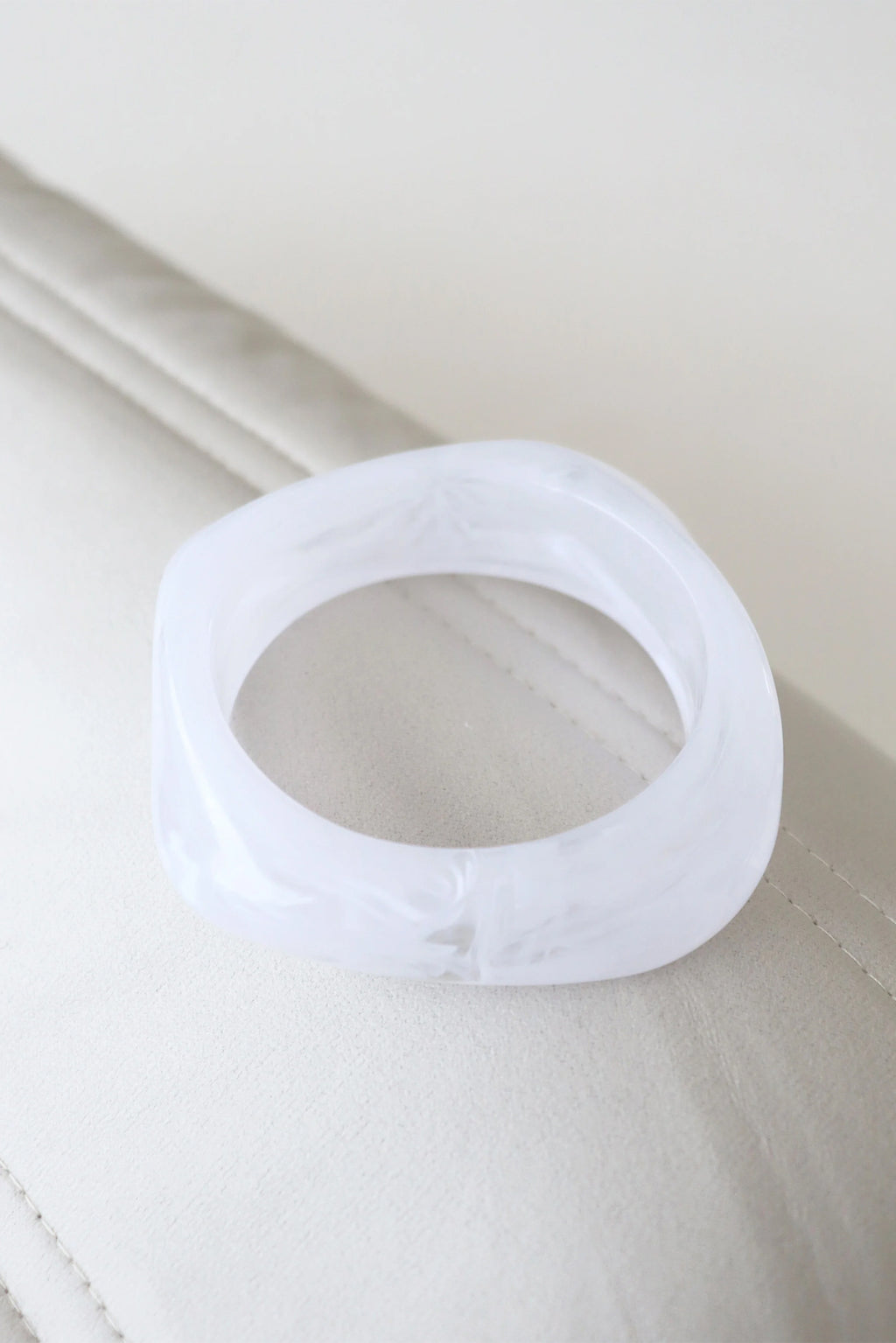 Argo Resin Bangle (White)