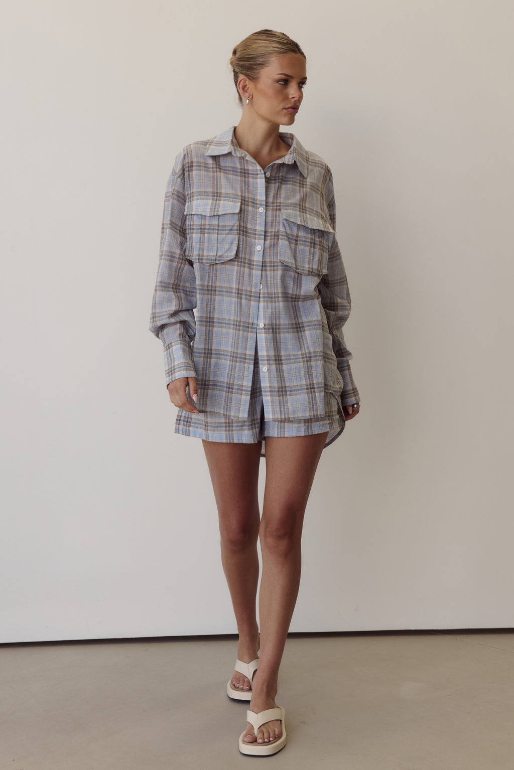 Esme Shirt (Blue Plaid)