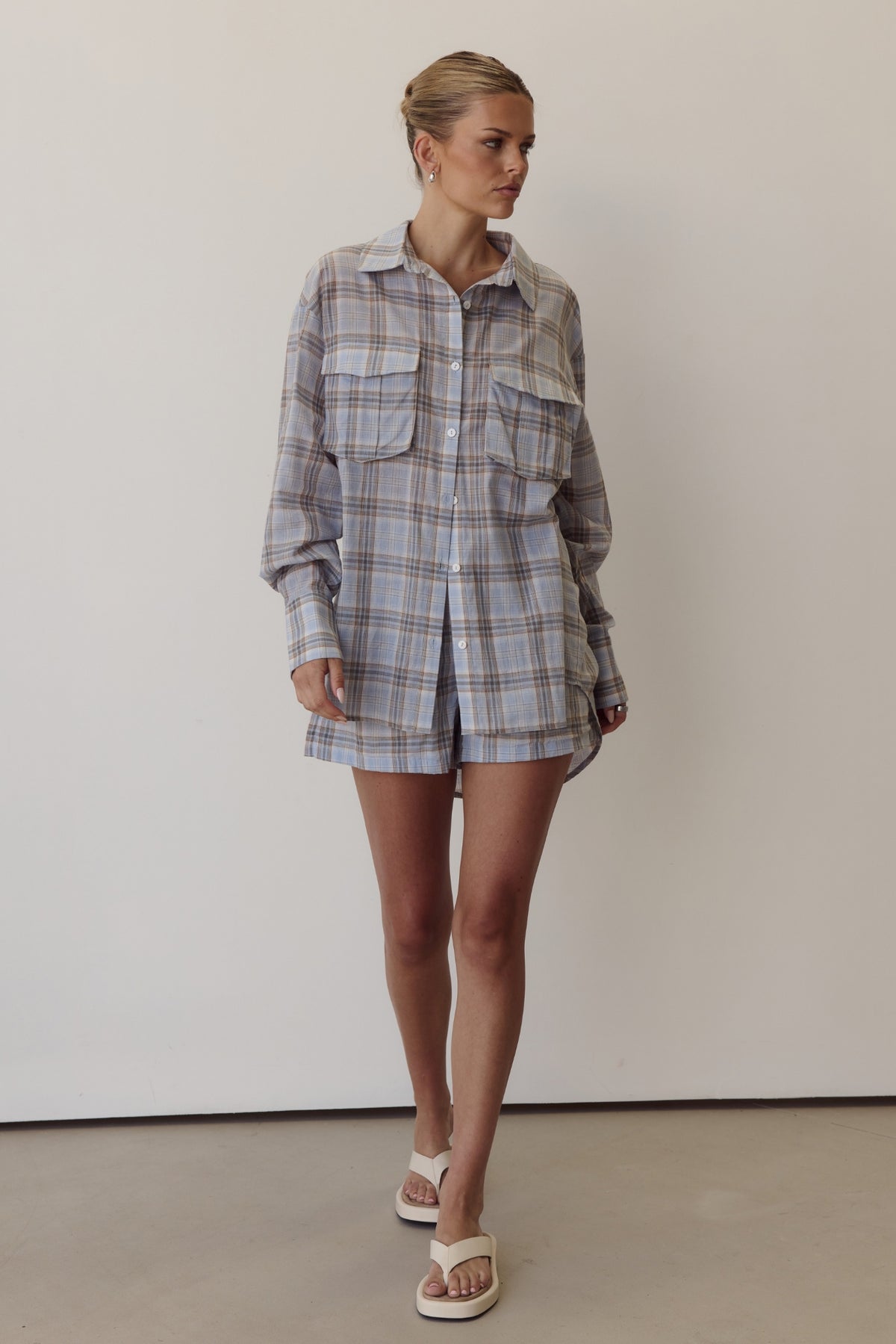 Esme Shirt (Blue Plaid)