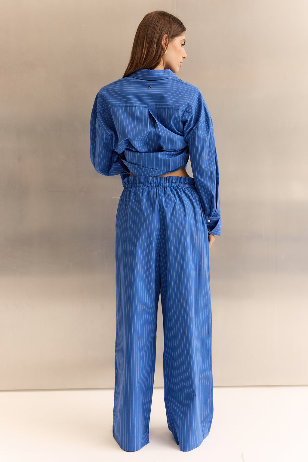 Lucia Pant (Cobalt Stripe)