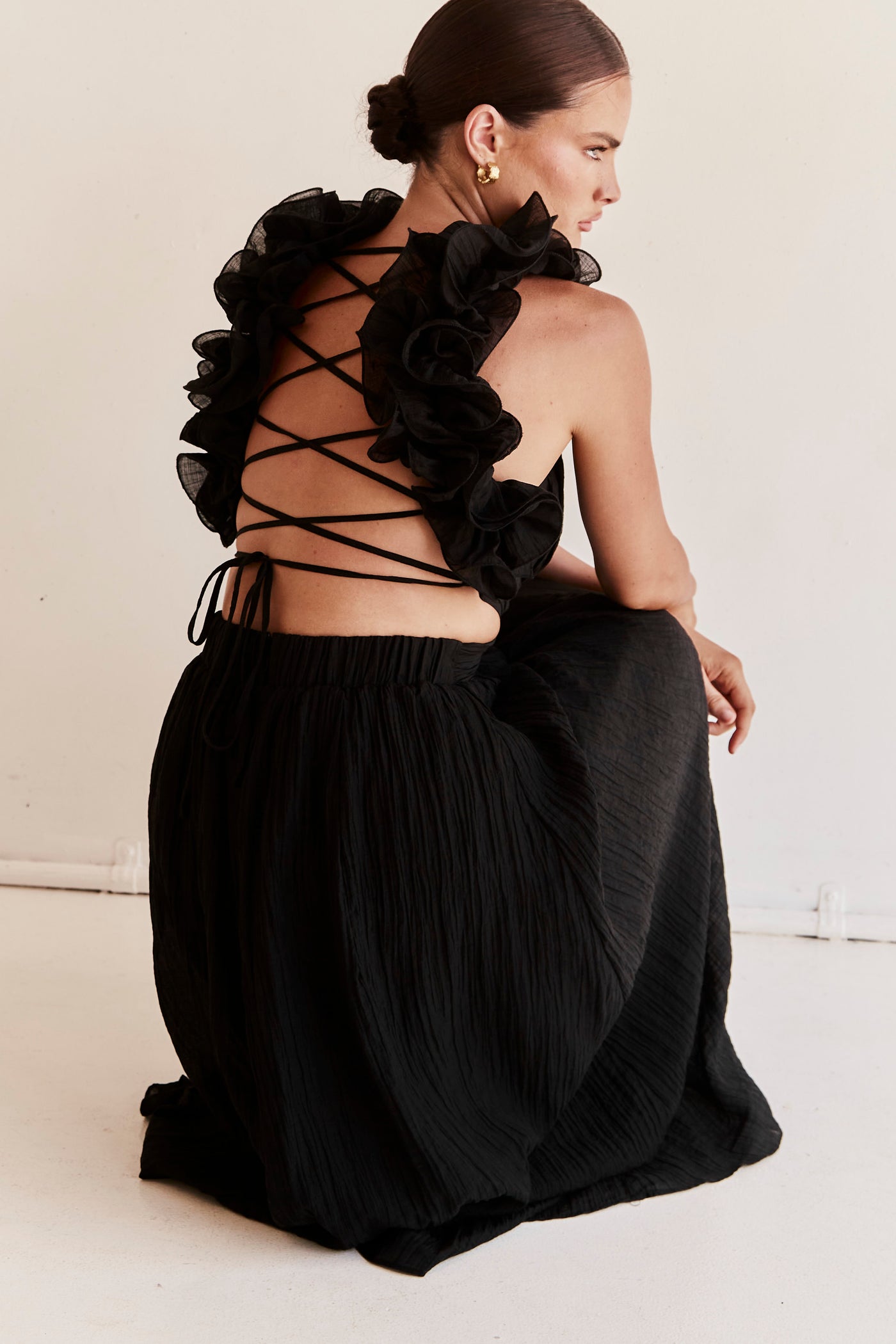 Luana Maxi Dress (Black)