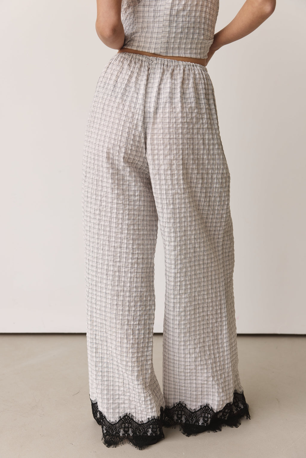 Holland Pant (White/Black Plaid)