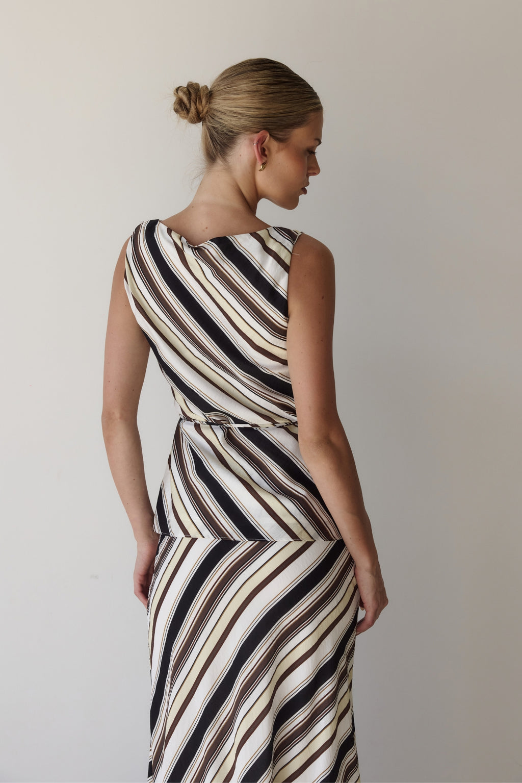 Jasmine Set (Butter/Chocolate Stripe)