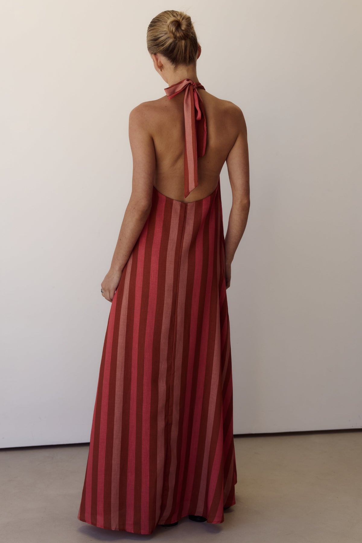 Claire Maxi Dress (Multi Stripe)