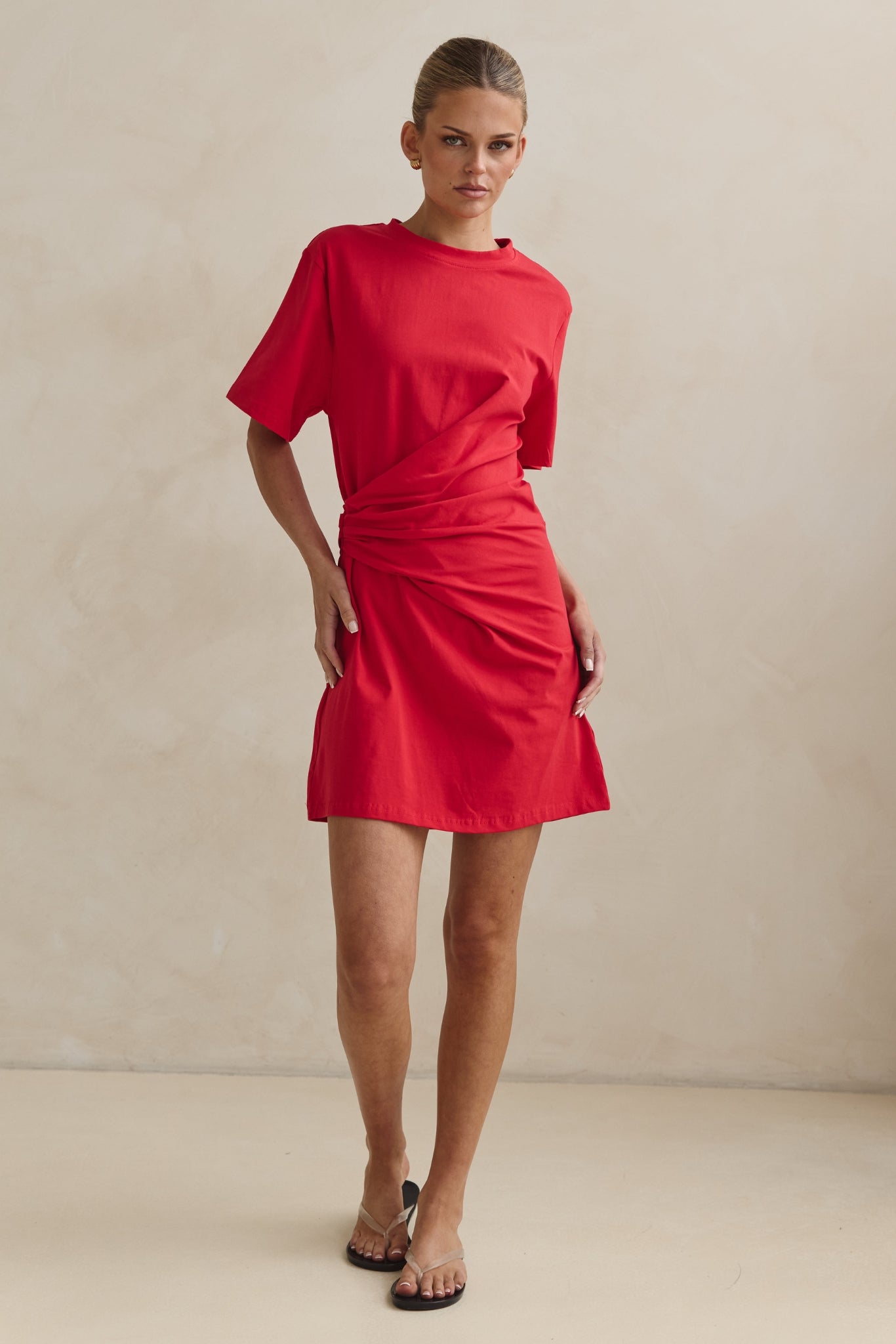 Celeste Mini Dress (Red)
