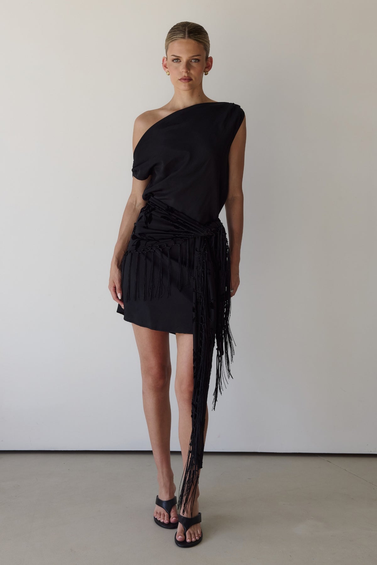 Valencia Mini Dress (Black)
