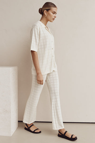 Solstice Knit Pant (Cream)