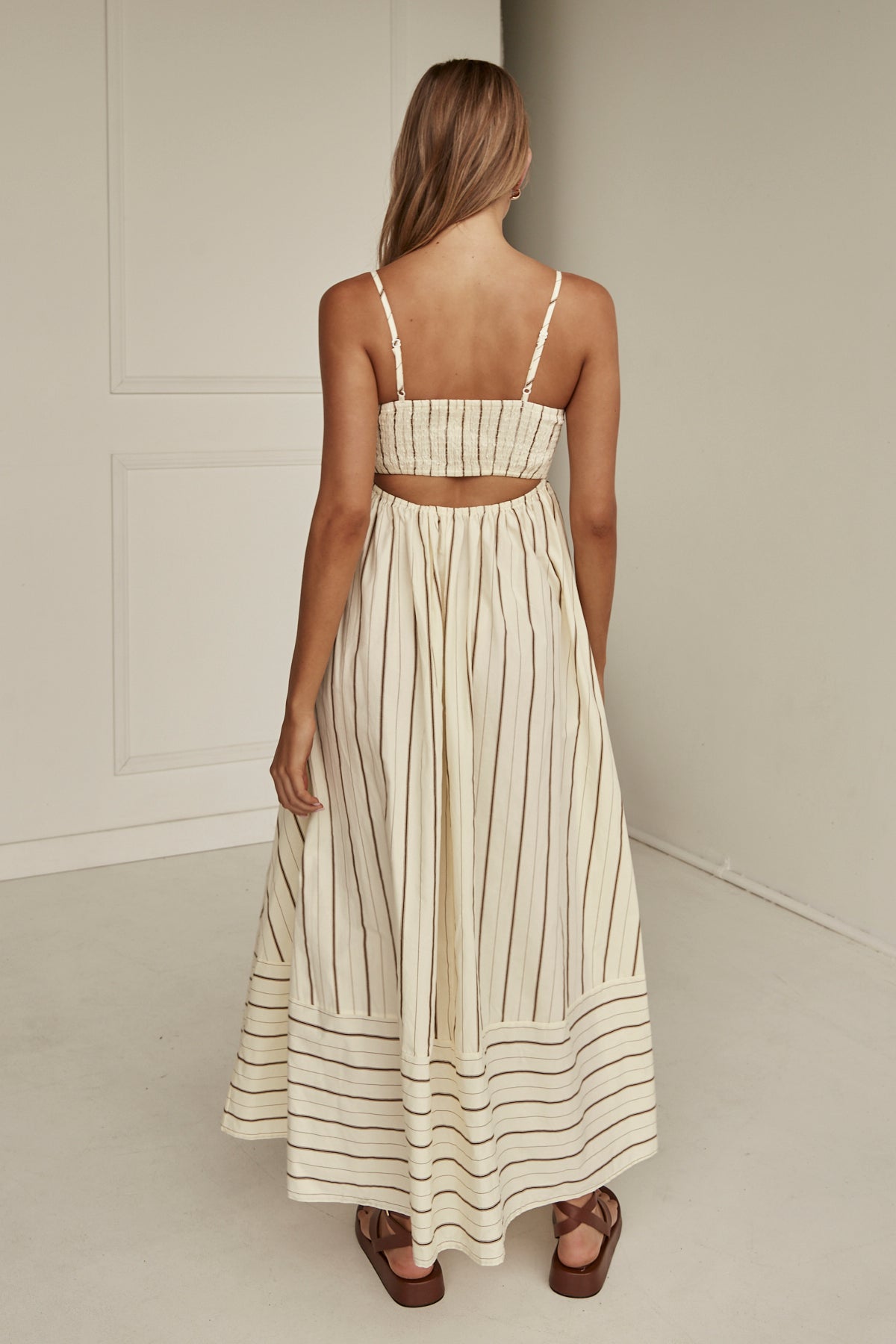 Zane Maxi Dress (Cream)