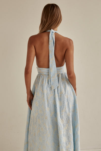 Callie Midi Dress (Blue)