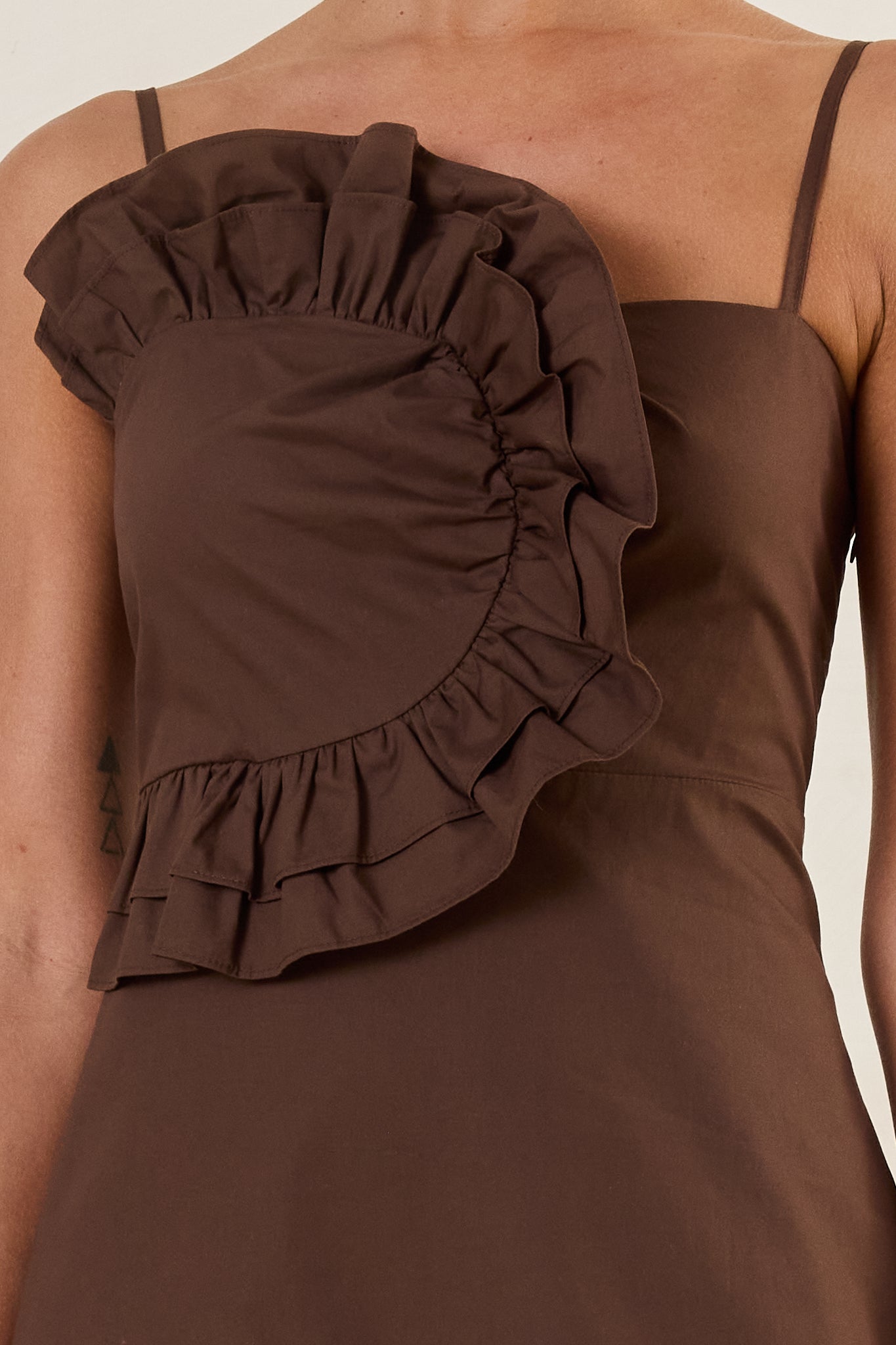 Gia Mini Dress (Chocolate)