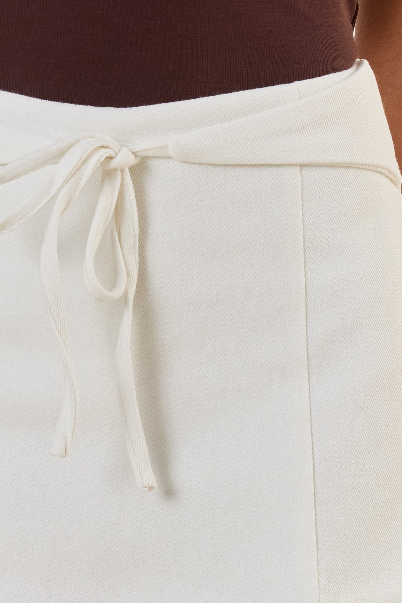 Holly Denim Skort (White)