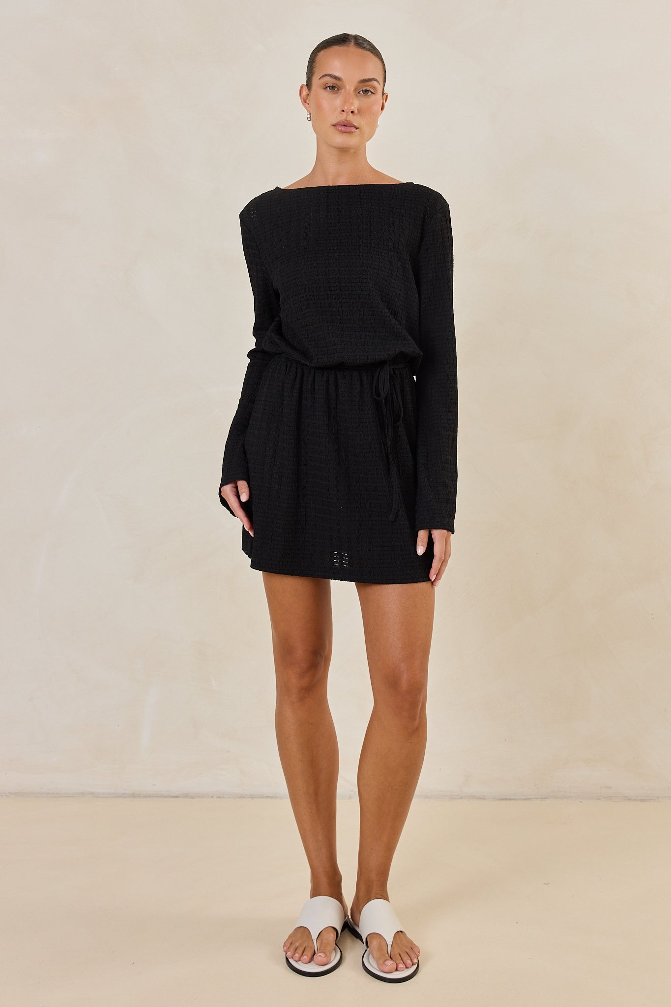 Reeve Knit Mini Dress (Black), 8 Reeve Knit Mini Dress (Black), 8