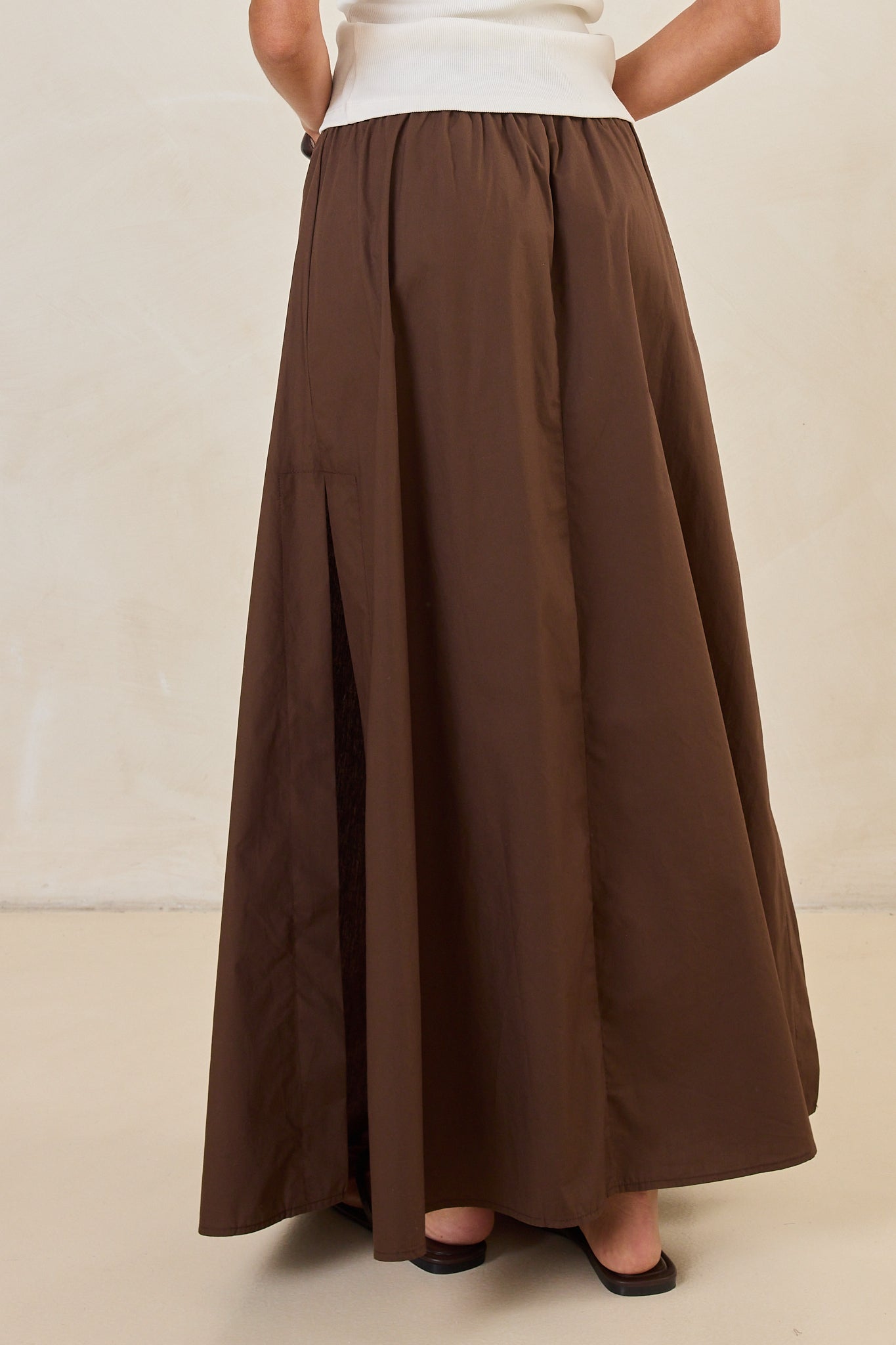 Drew Maxi Skirt (Chocolate)