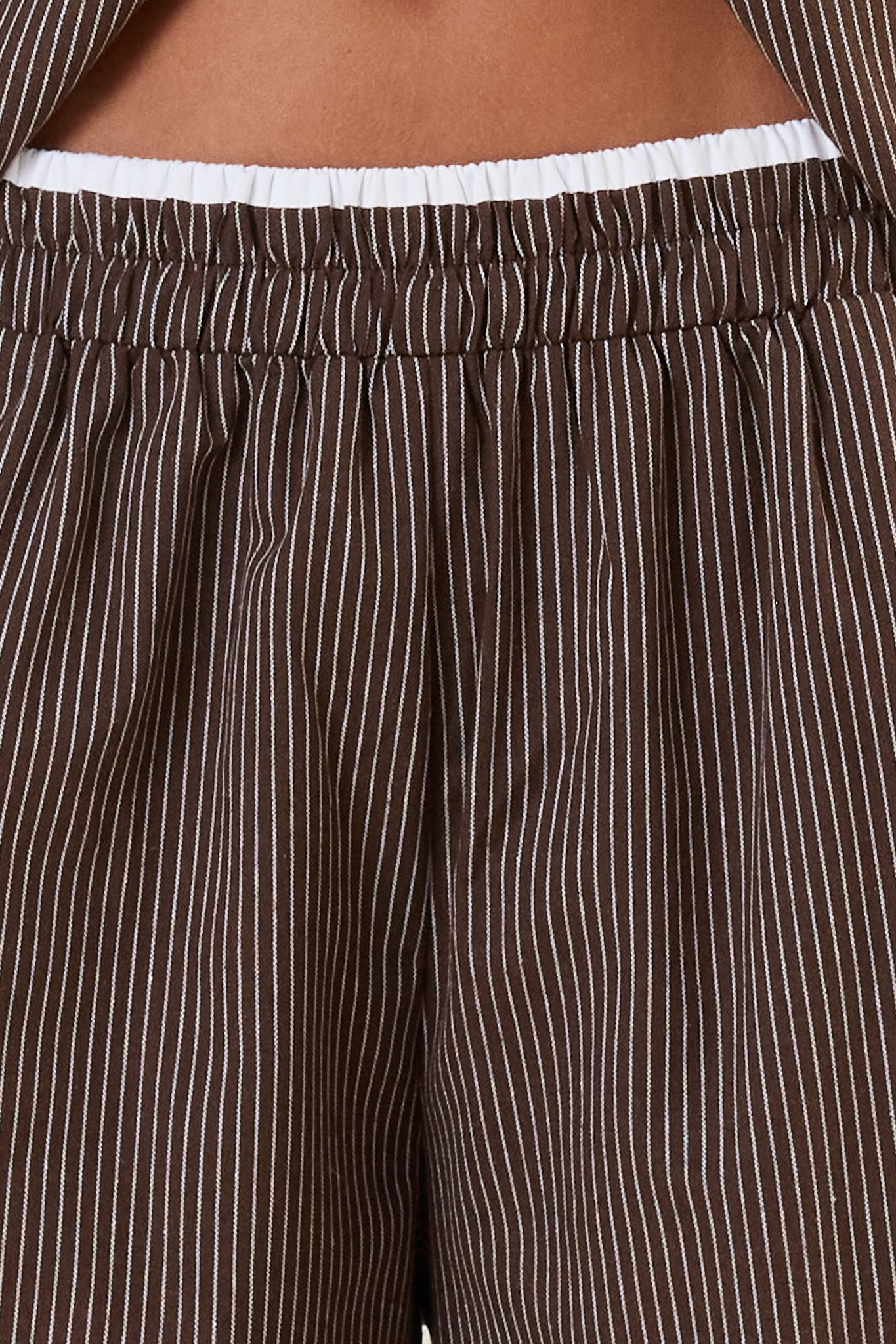 Miller Pant (Choc Pinstripe)