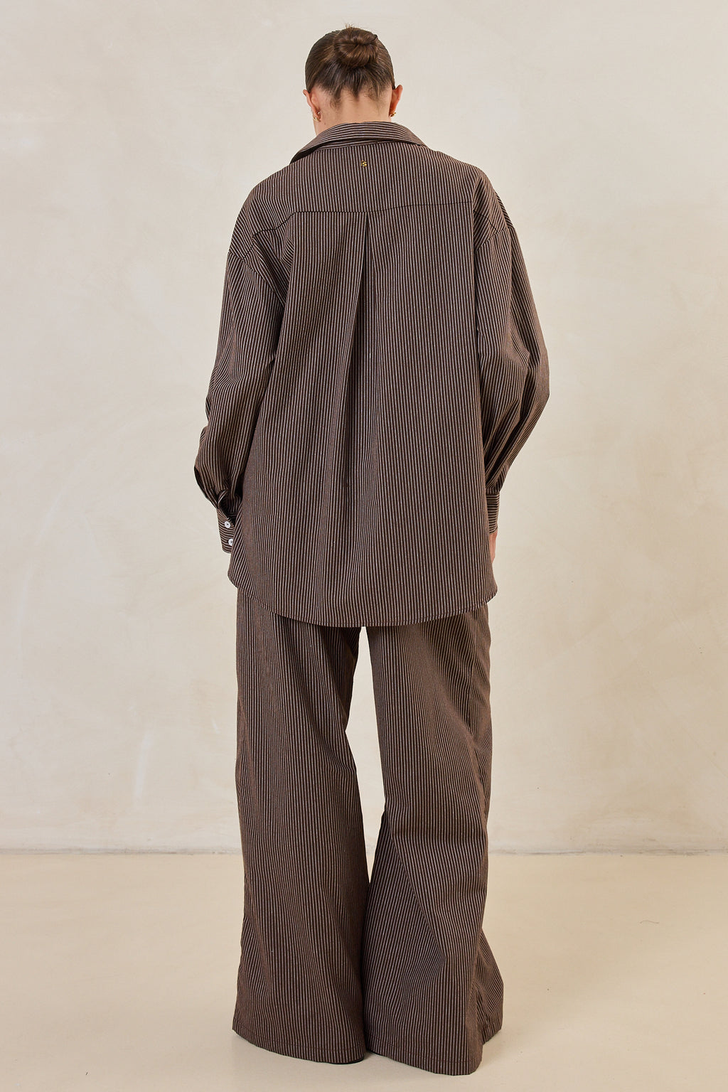 Miller Shirt (Choc Pinstripe)