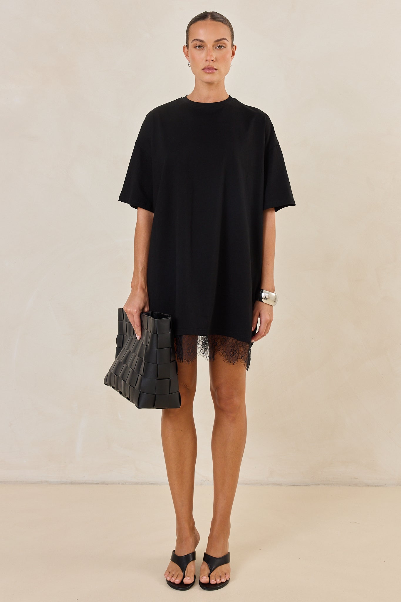 Lottie Mini Dress (Black)
