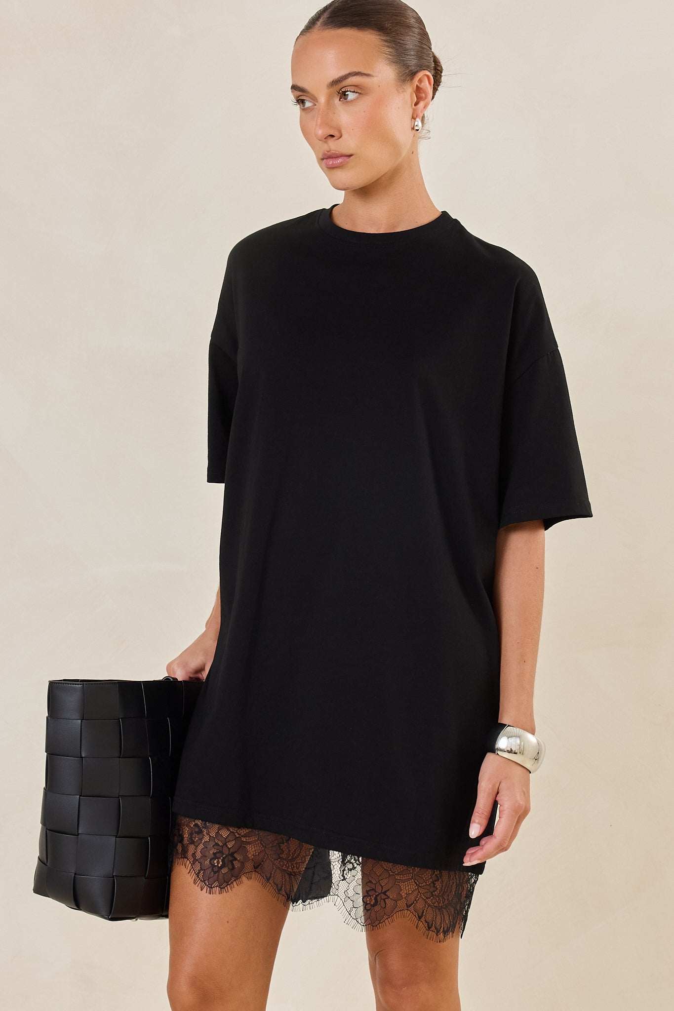 Lottie Mini Dress (Black)