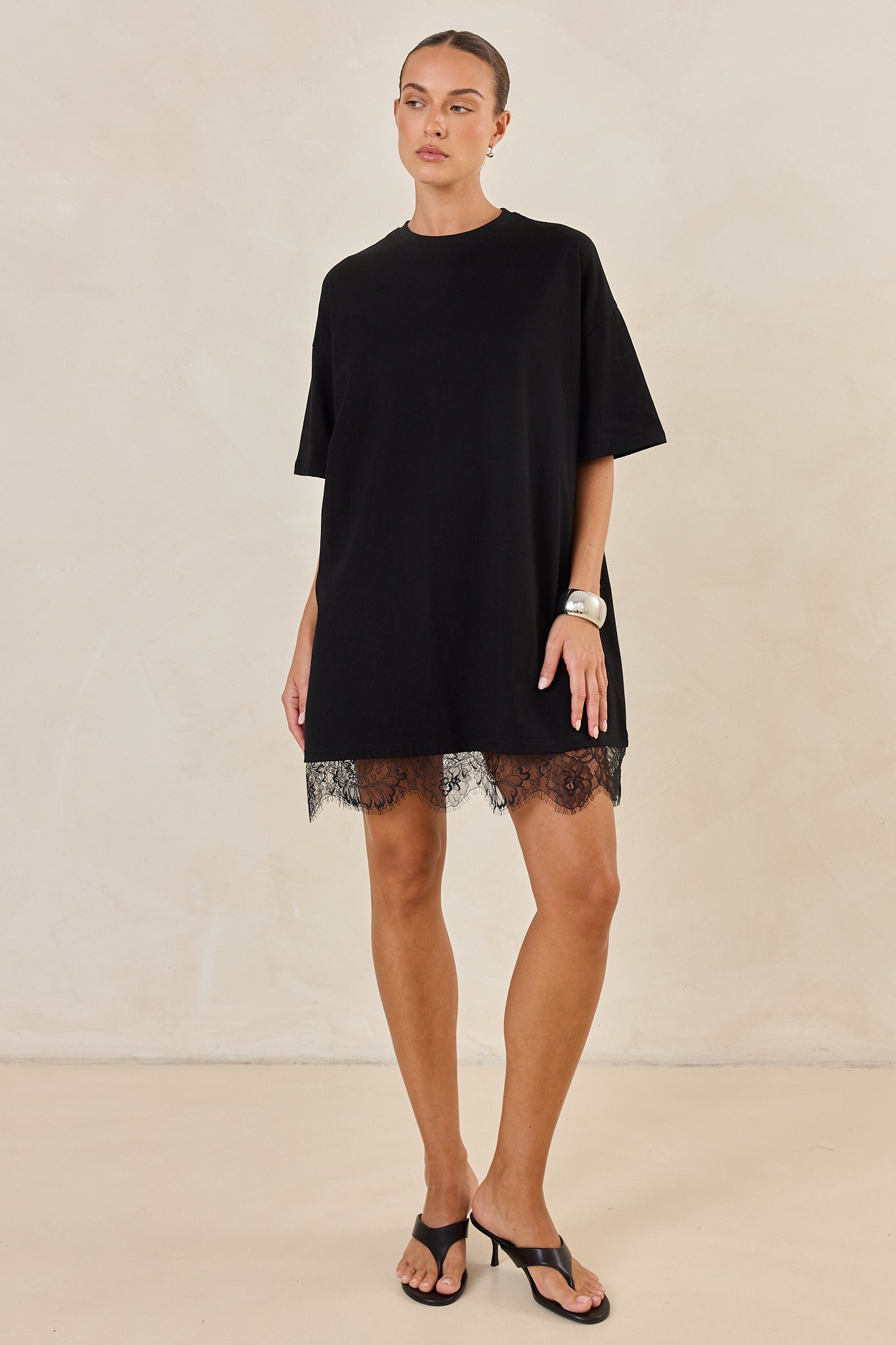 Lottie Mini Dress (Black)