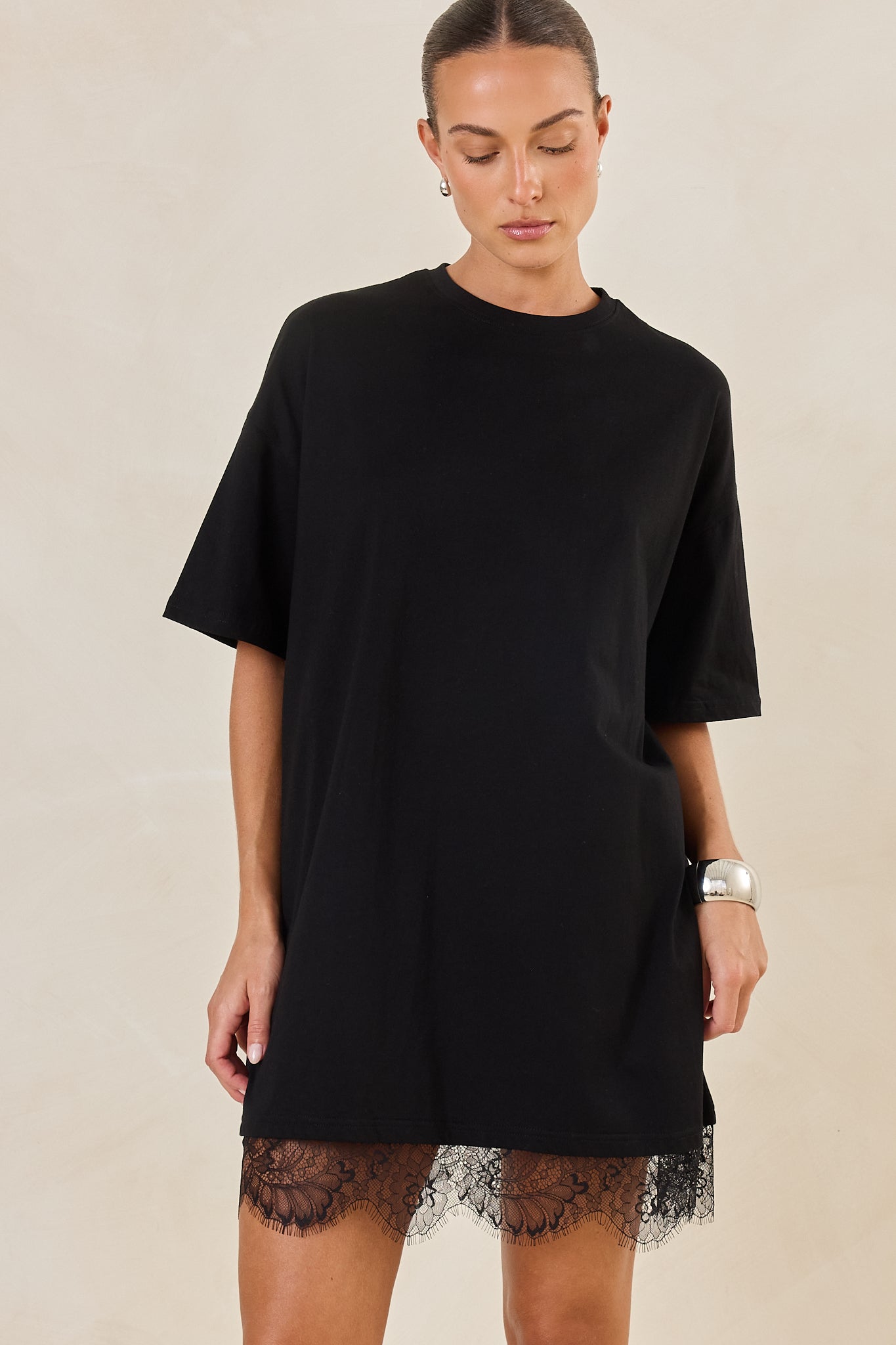 Lottie Mini Dress (Black)