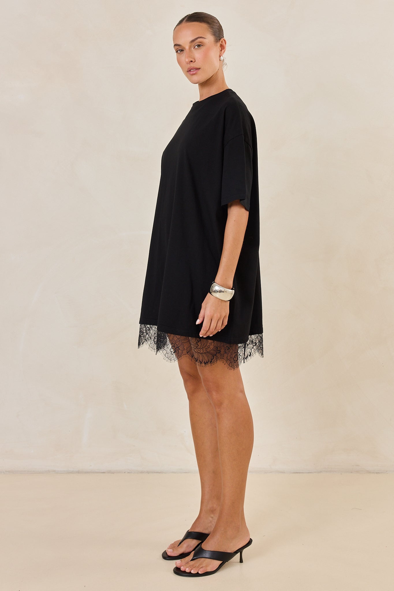 Lottie Mini Dress (Black)