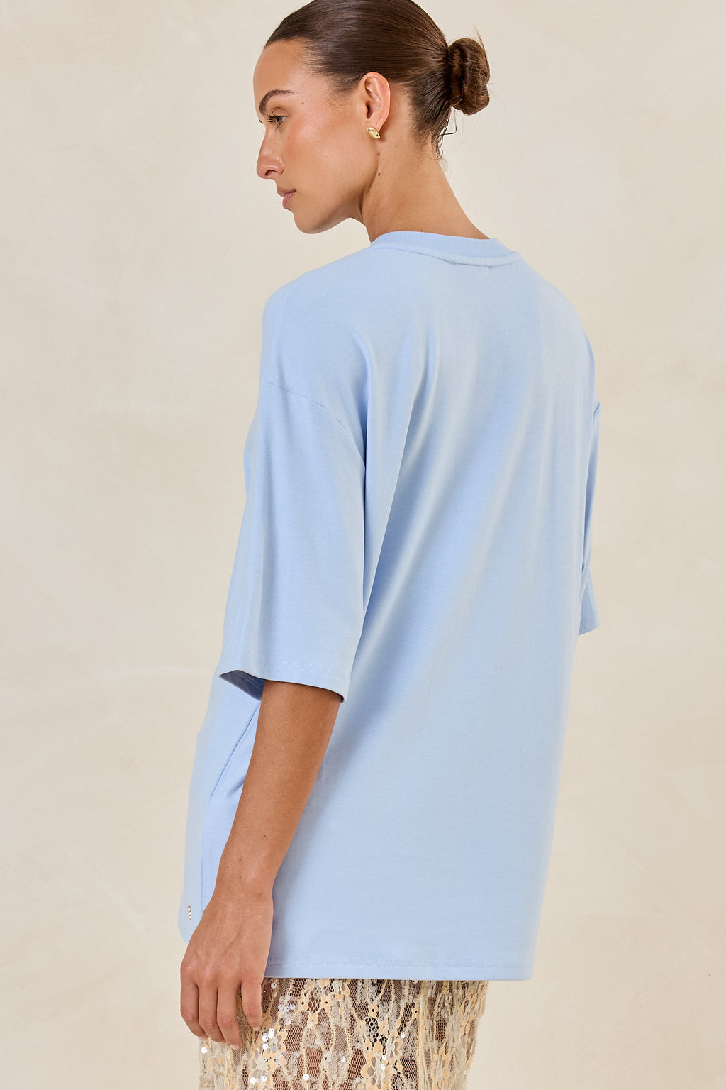 Quinn Jersey Tee (Ice Blue)