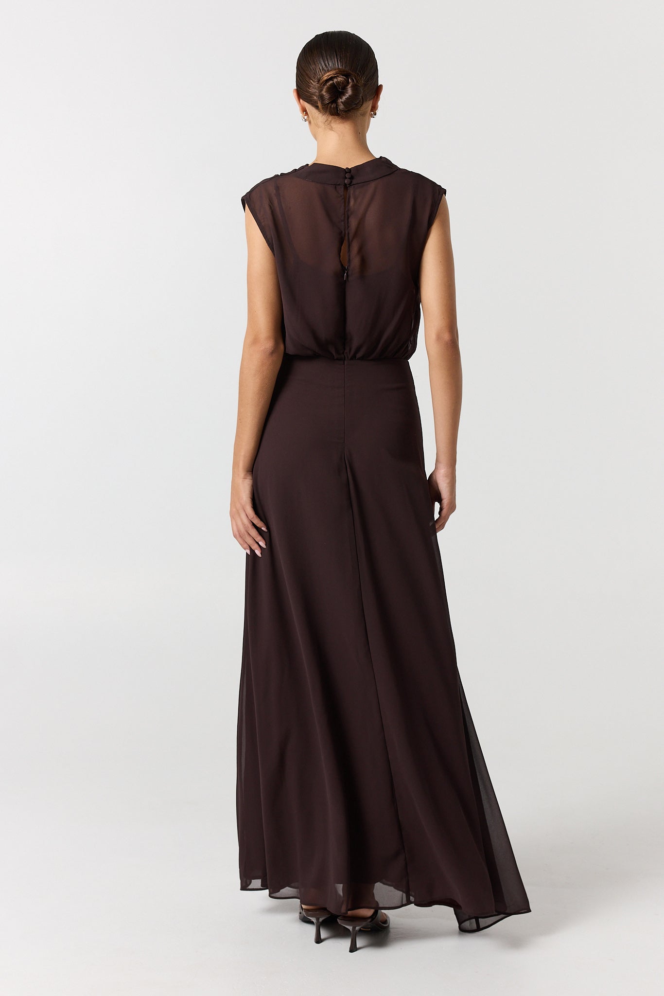 Elka Maxi Dress (Chocolate)