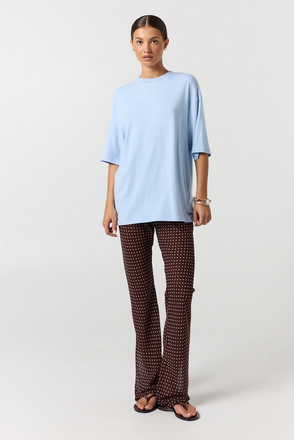 Zoe Pant (Choc Micro Polka)