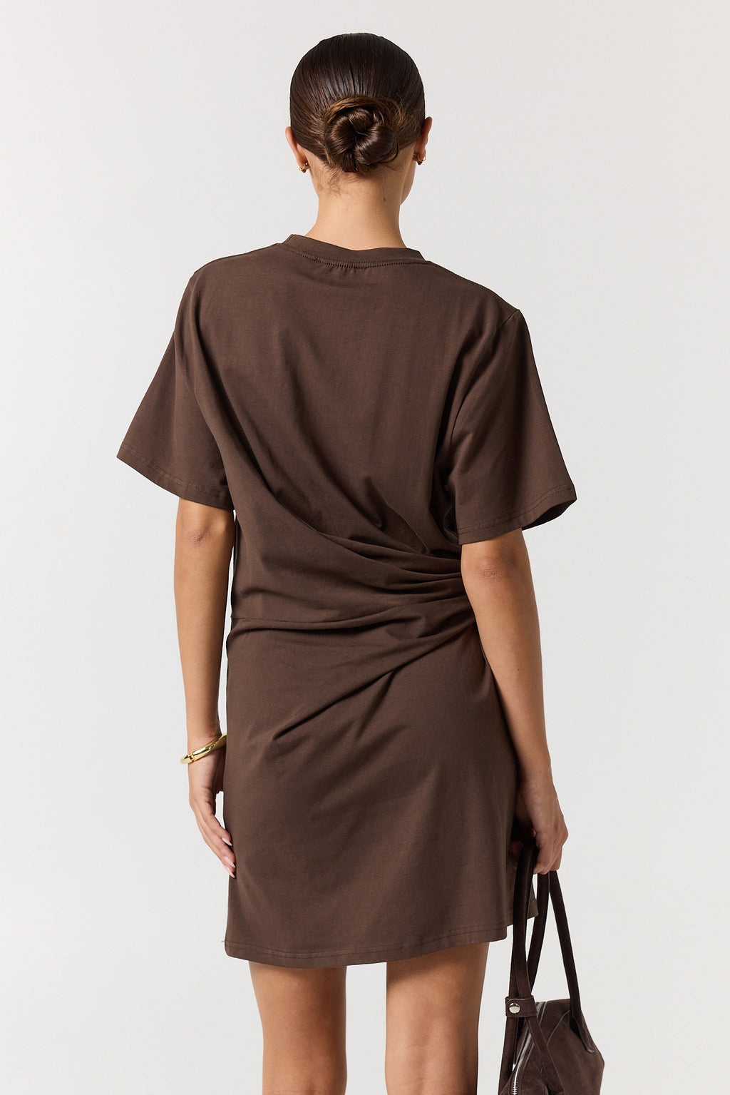 Blythe Mini Dress (Chocolate)