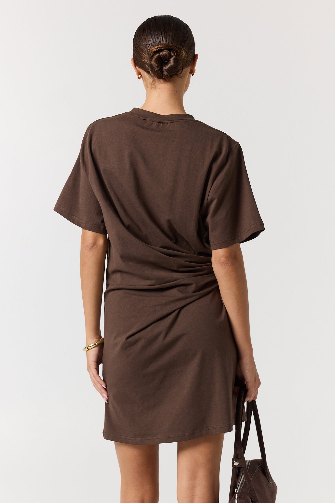 Blythe Mini Dress (Chocolate)