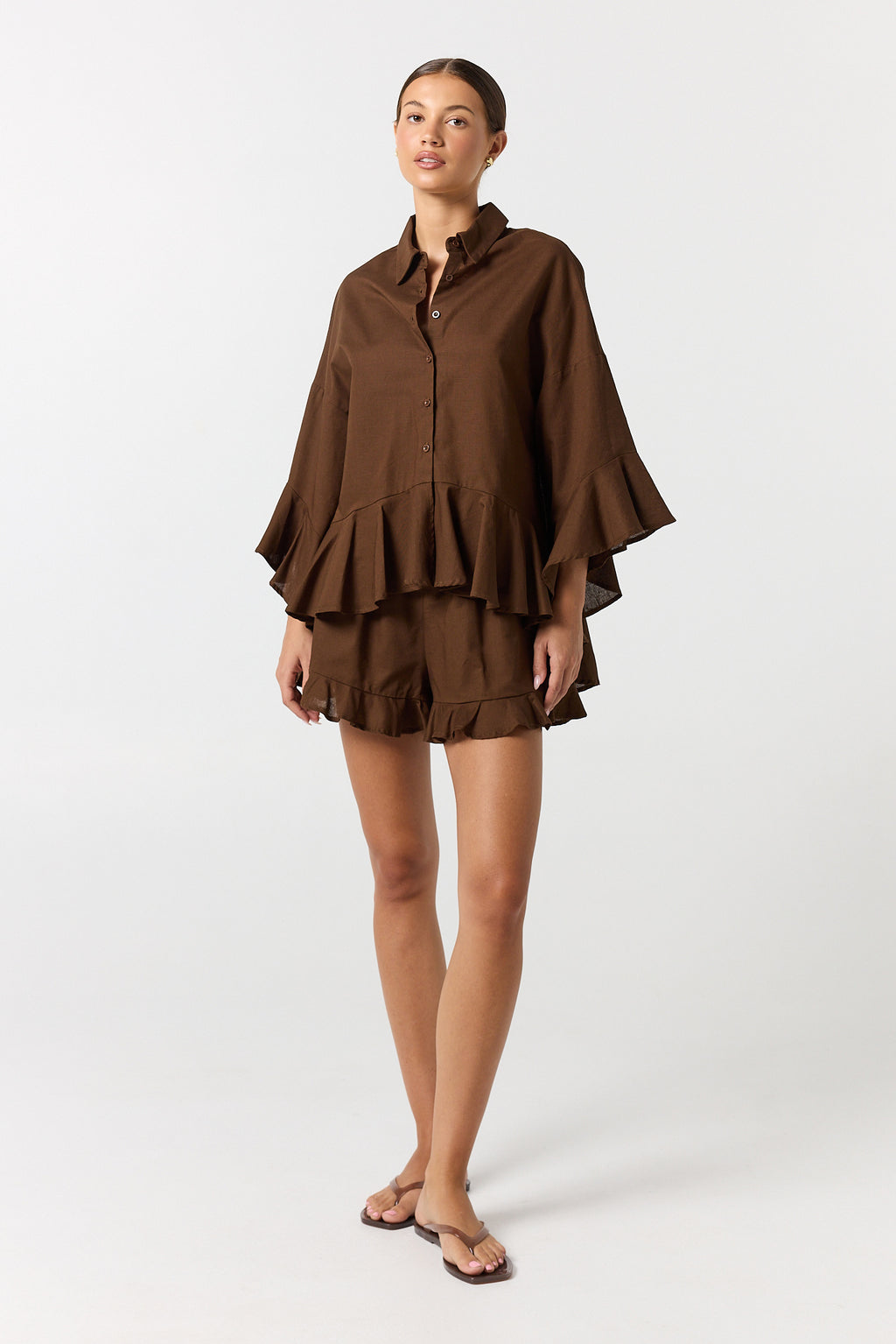 Eilish Shirt (Chocolate)