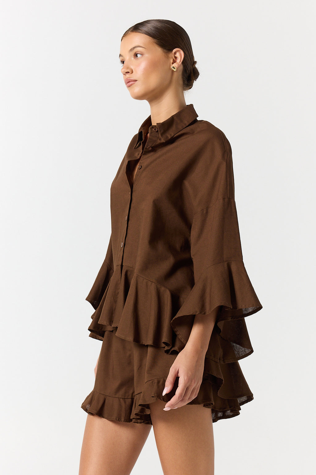 Eilish Shirt (Chocolate)