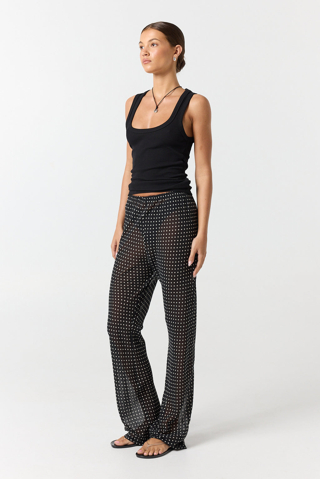 Zoe Pant (Black Polka)