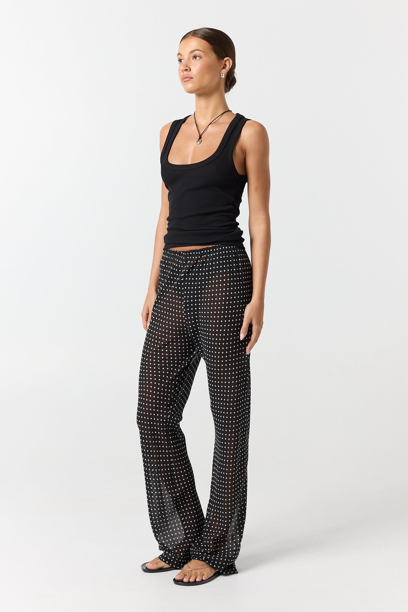 Zoe Pant (Black Polka)