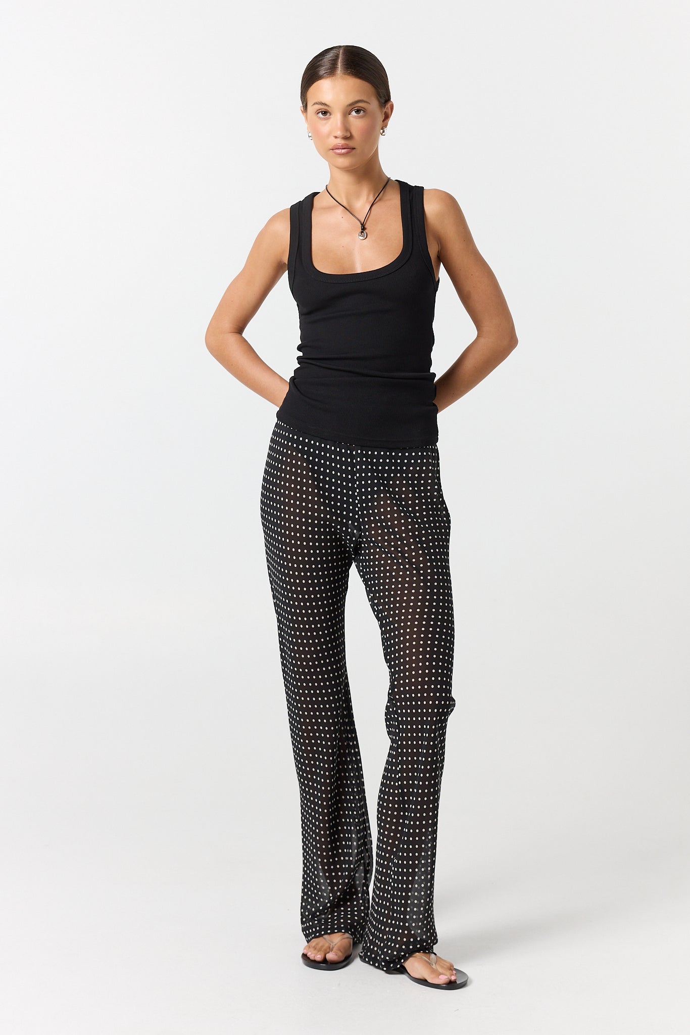 Zoe Pant (Black Polka)
