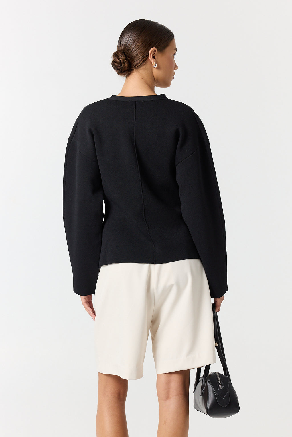 Matilda Cinched Cardigan (Black)