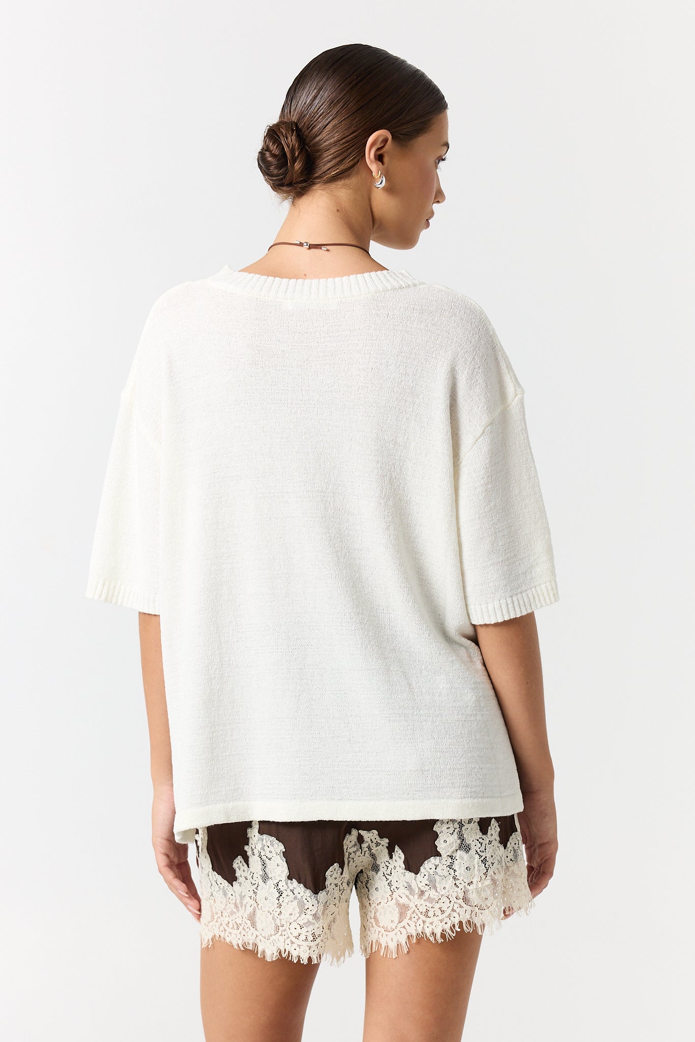 Adeline Knit Top (White)
