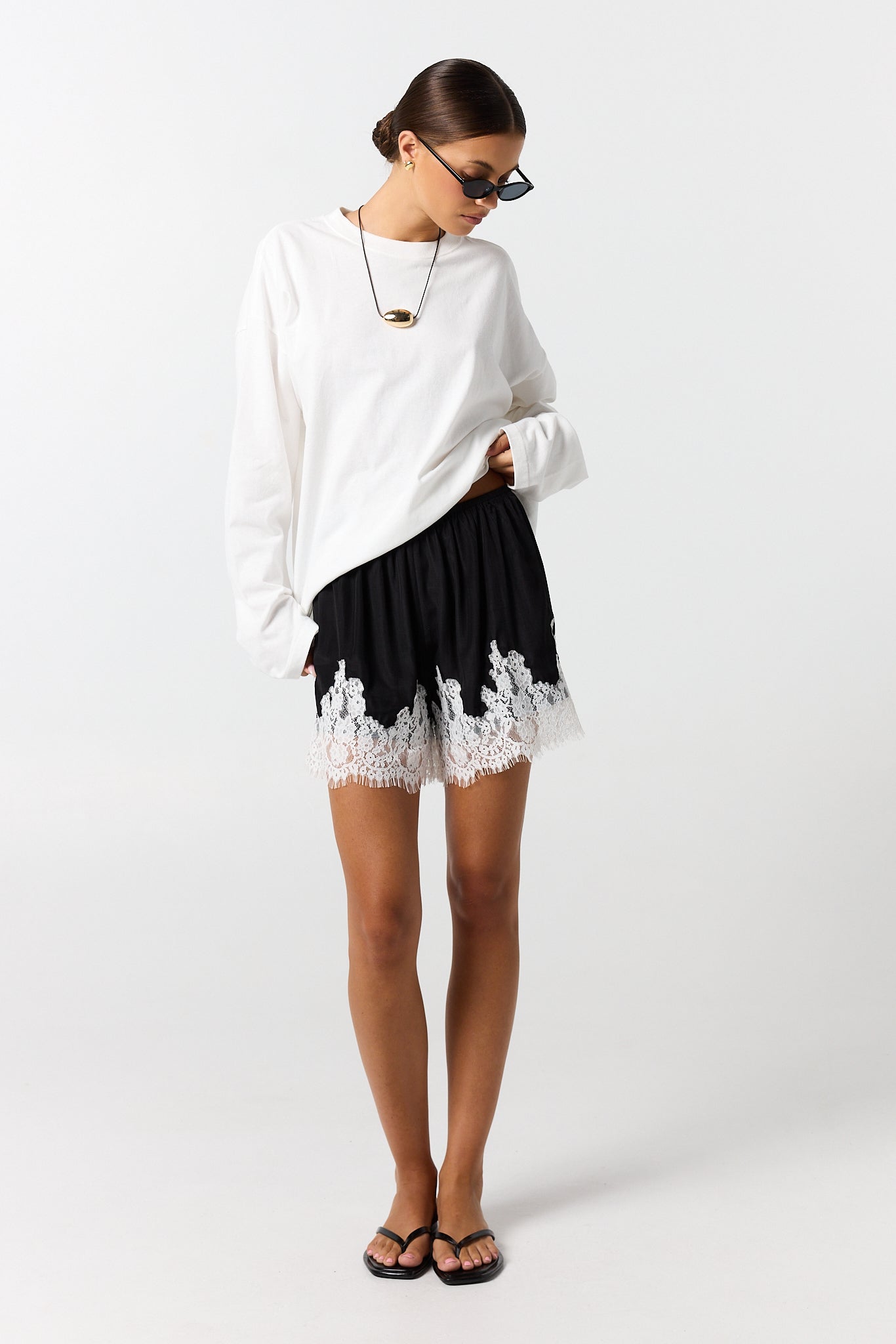 Cody Lace Short (Black)