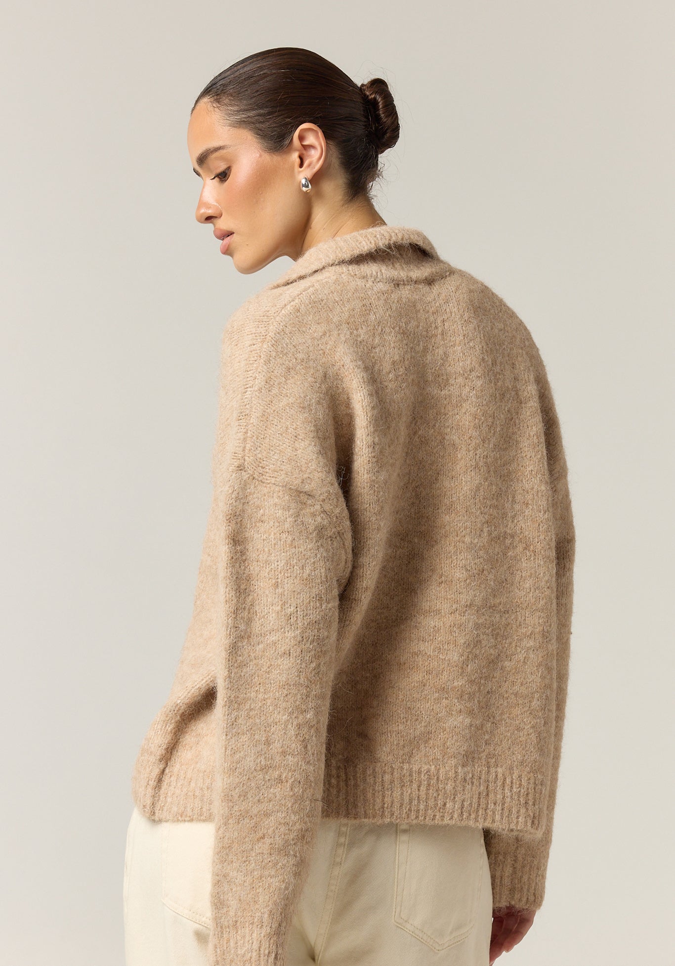 Morgan Knit Jumper (Taupe)