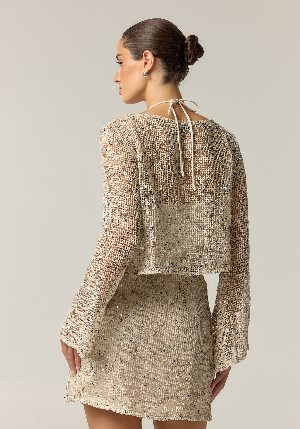 Edela Sequin Set (Beige)