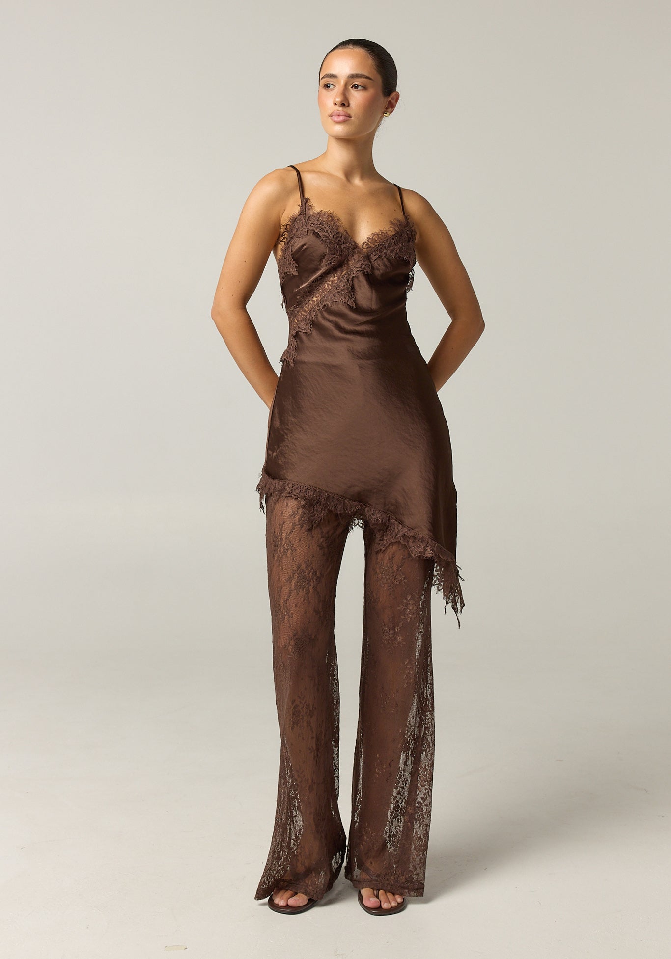 Delilah Lace Set (Chocolate)