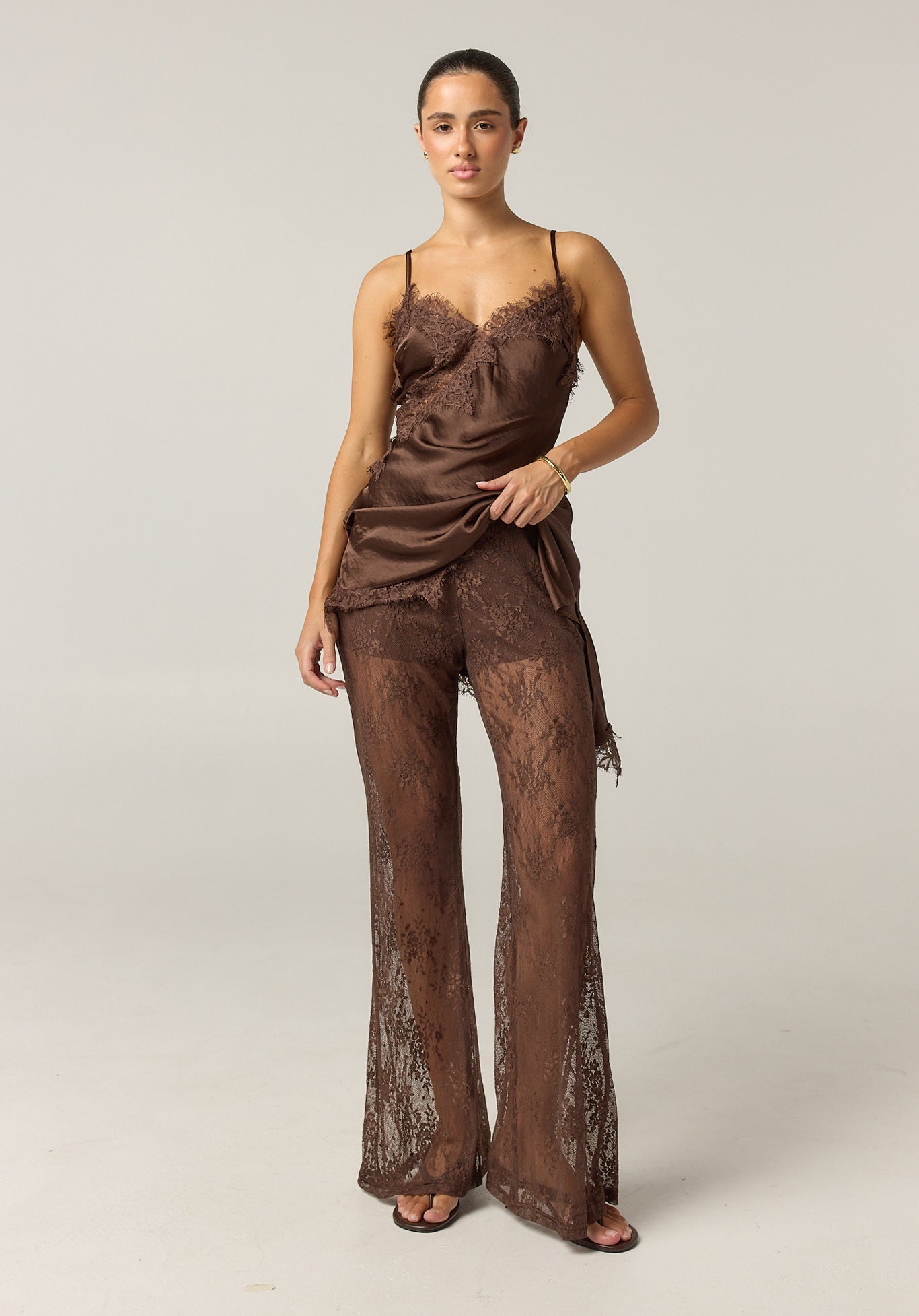 Delilah Lace Set (Chocolate)