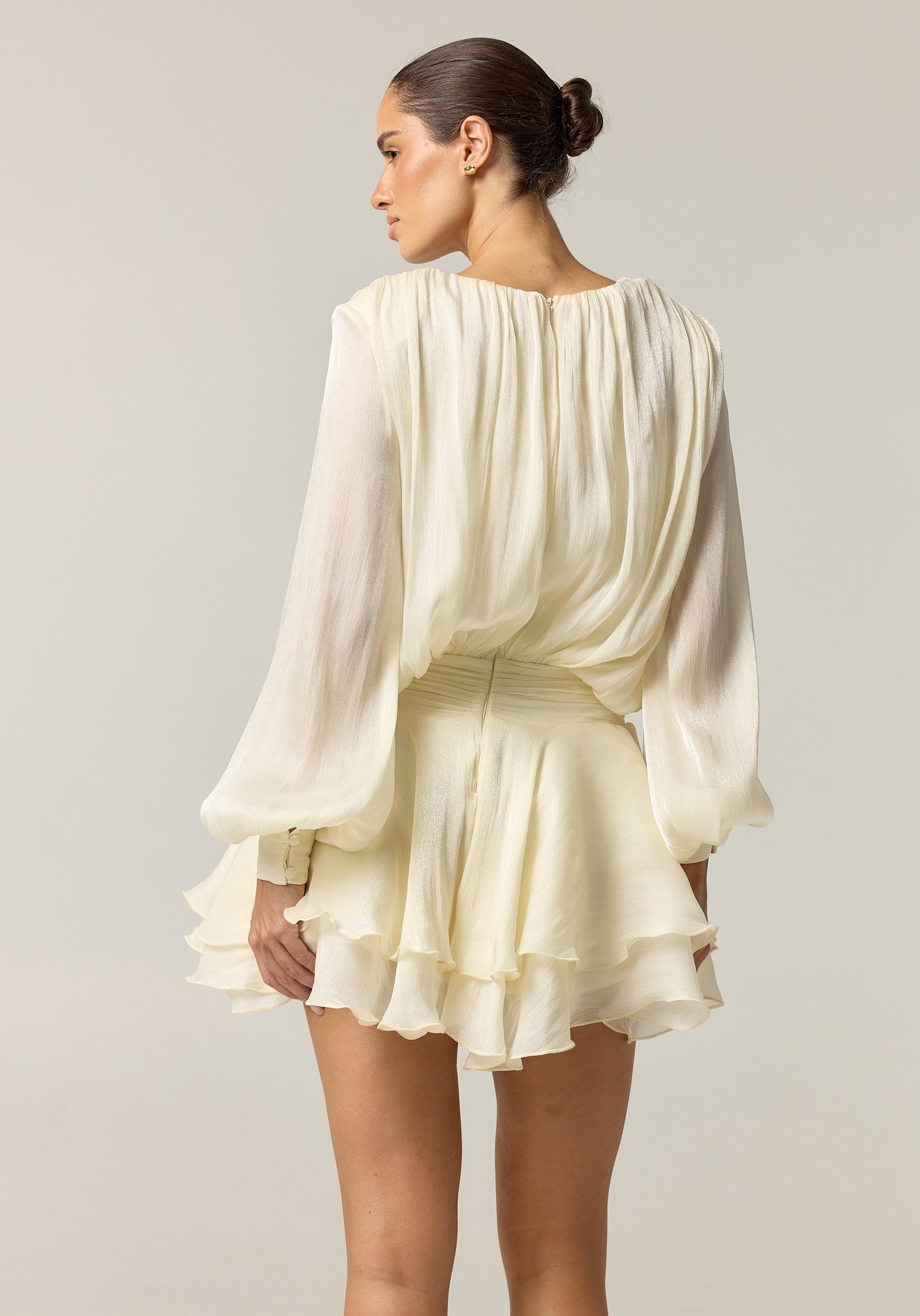 Faythe Mini Dress (Cream)