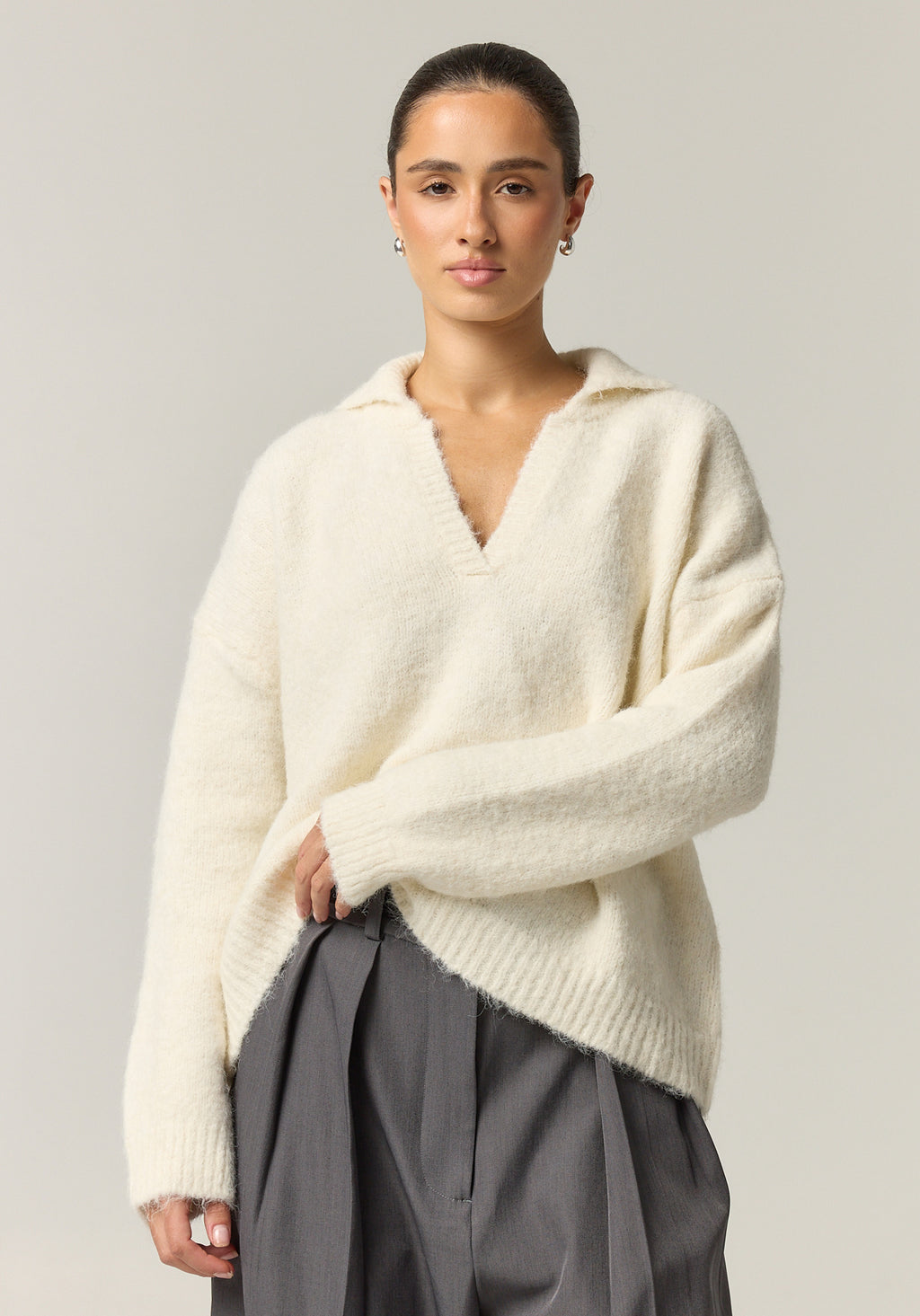 Morgan Knit Jumper (Cream)