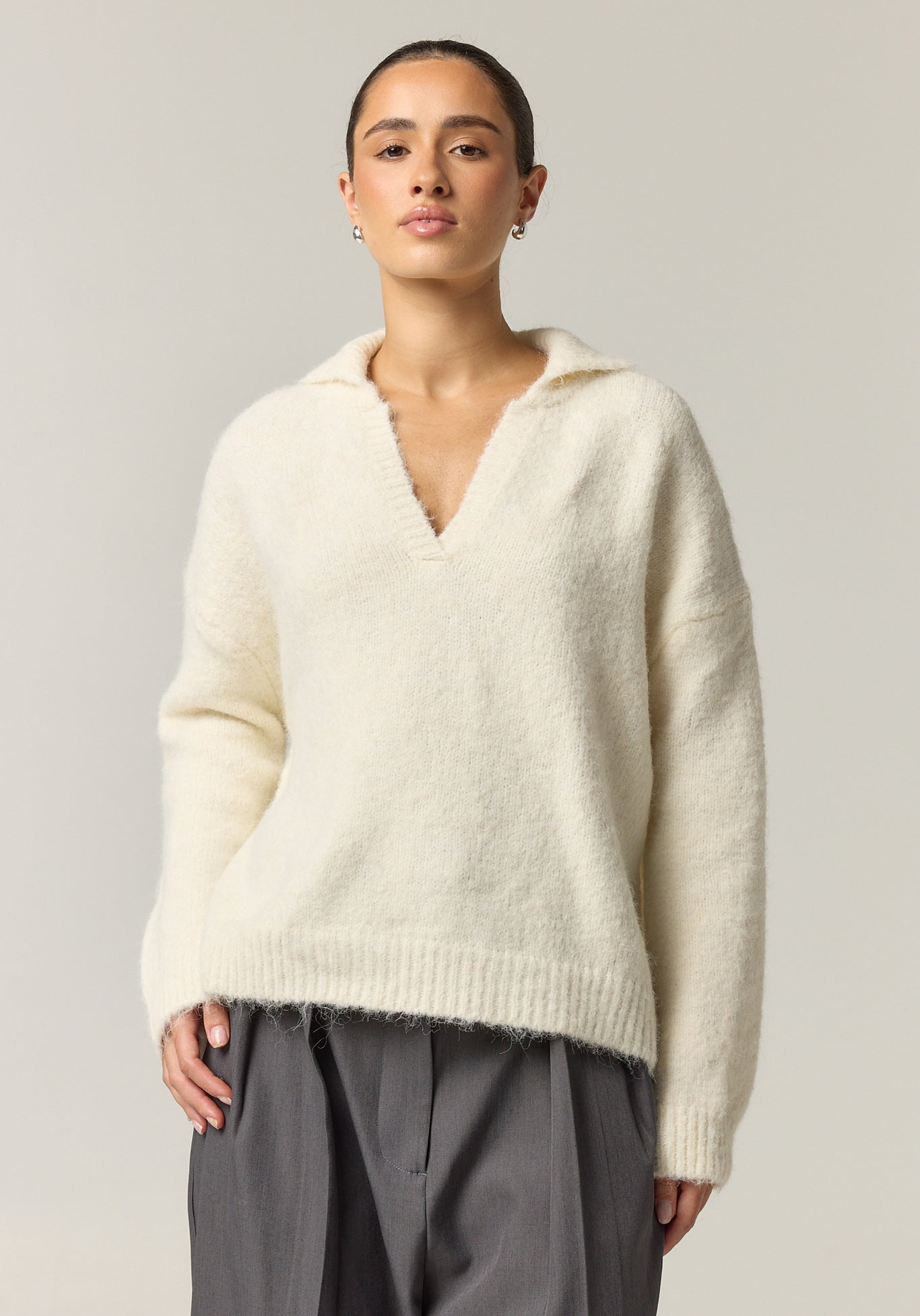 Morgan Knit Jumper (Cream)