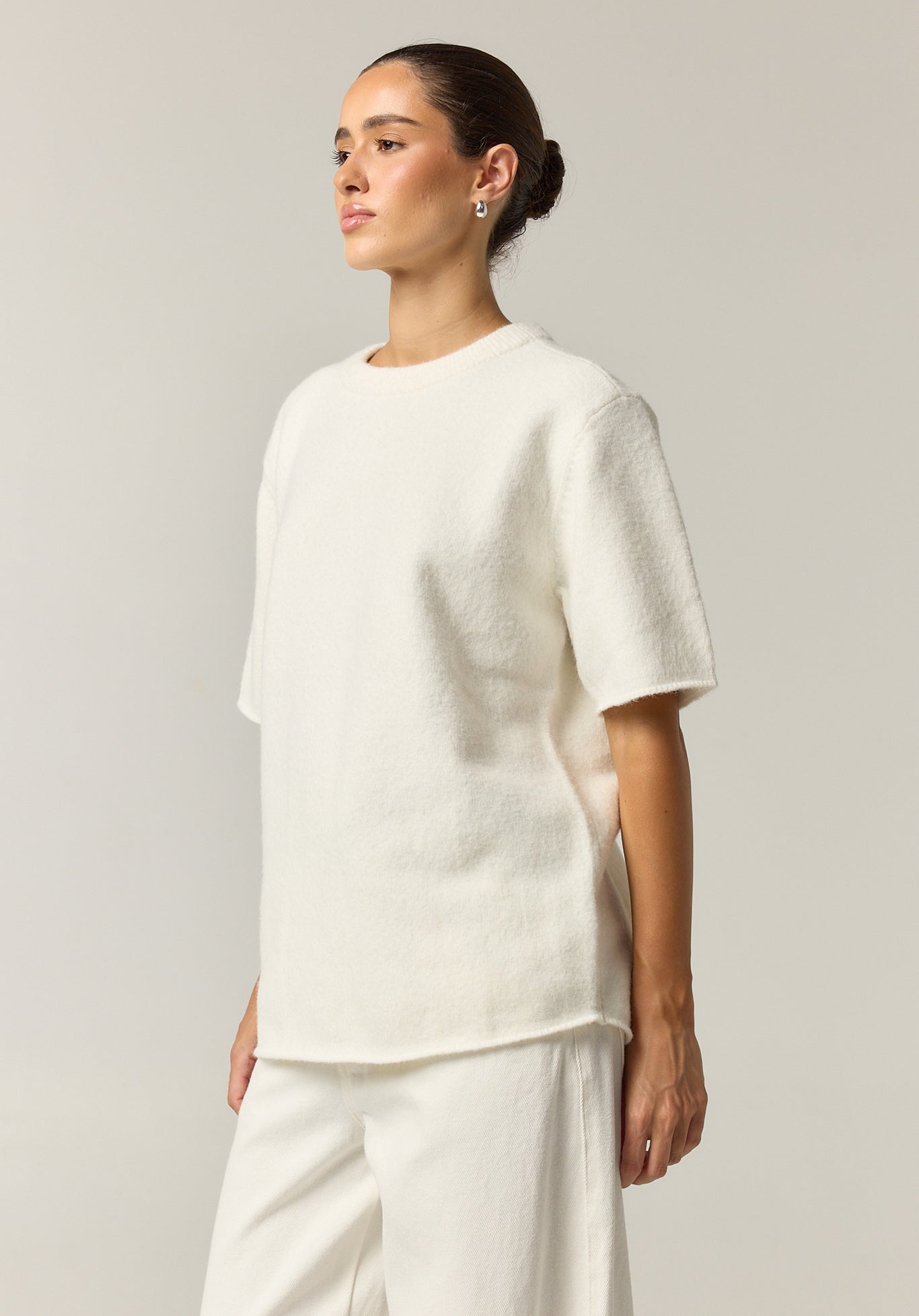 Maeve Knit Top (White)