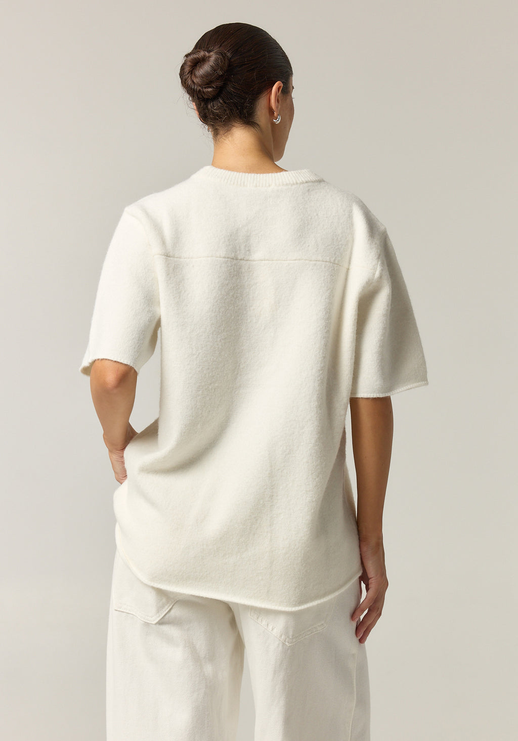 Maeve Knit Top (White)