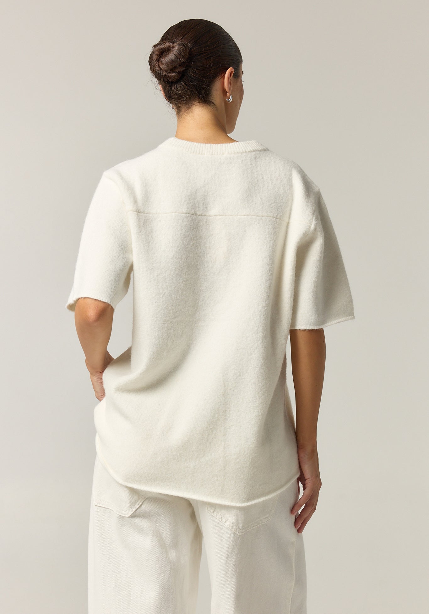 Maeve Knit Top (White)