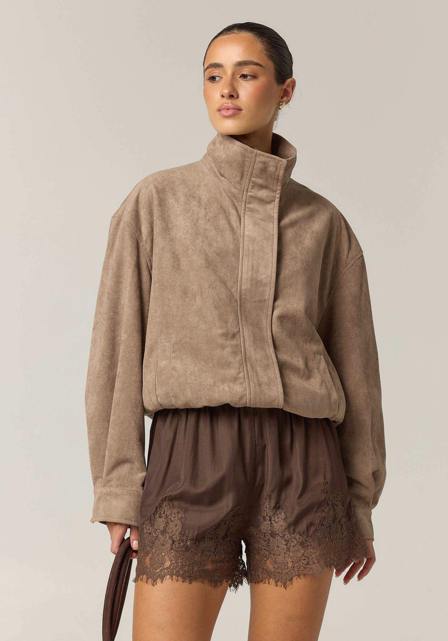 Cody Lace Short (Chocolate)