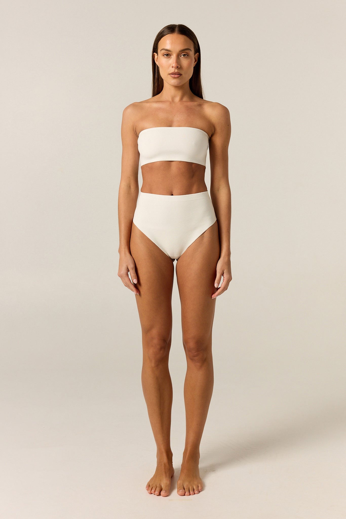 Knit Base Brief - Pre Order (White)